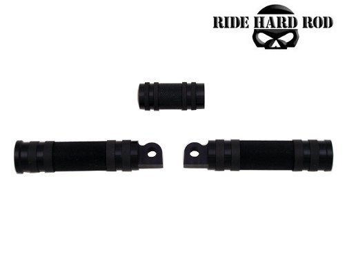 Fußrasten Black + Schaltpedal Black